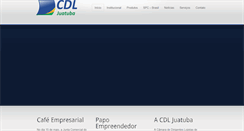 Desktop Screenshot of cdljuatuba.com.br